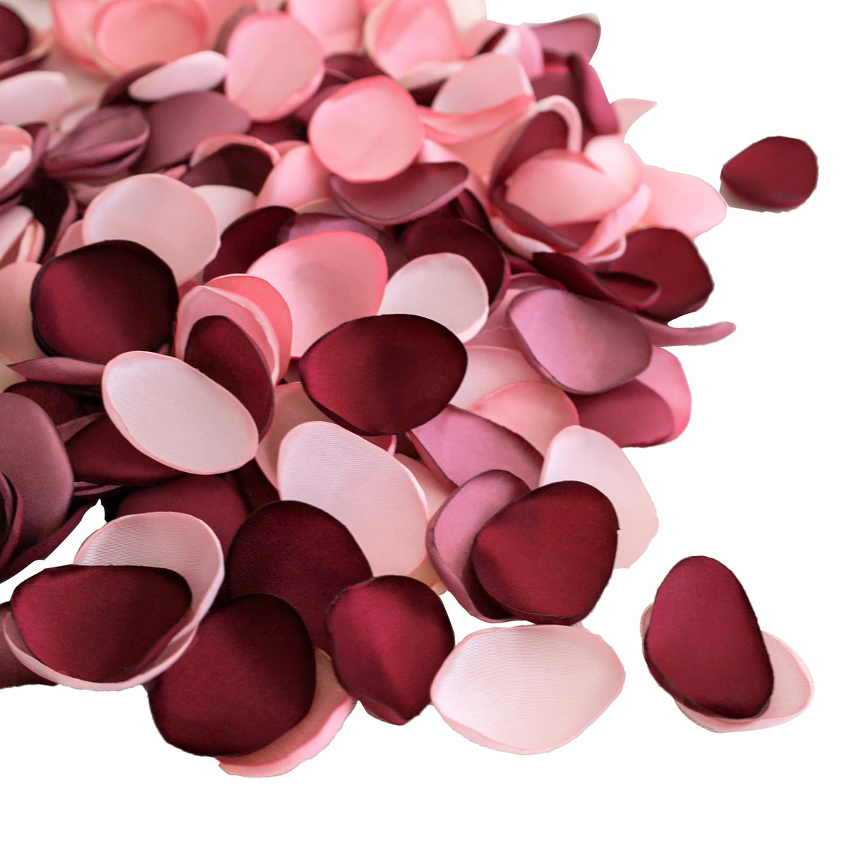 300pcs Rose Petals Burgundy Pink Silk Flower Petals