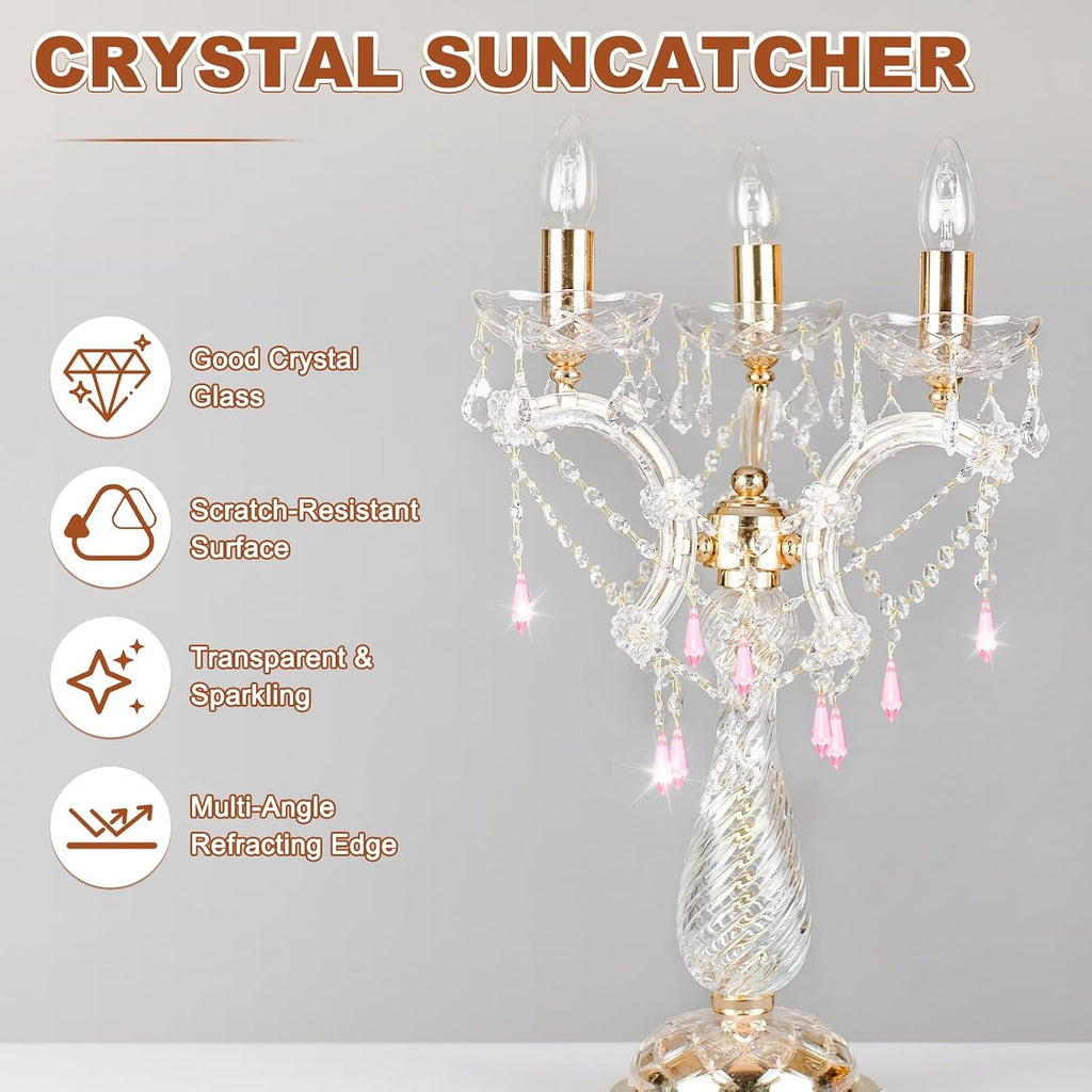 50-Pack Crystal Icicle Prisms