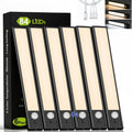 Rechargeable Motion Sensor Light 6 Pack, 3 Color Temps Under Cabinet Lights