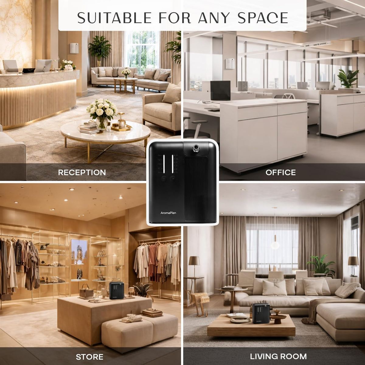 Smart Scent Diffuser Whole House + 2 Scents - 5 Star Hotel, Cold Air