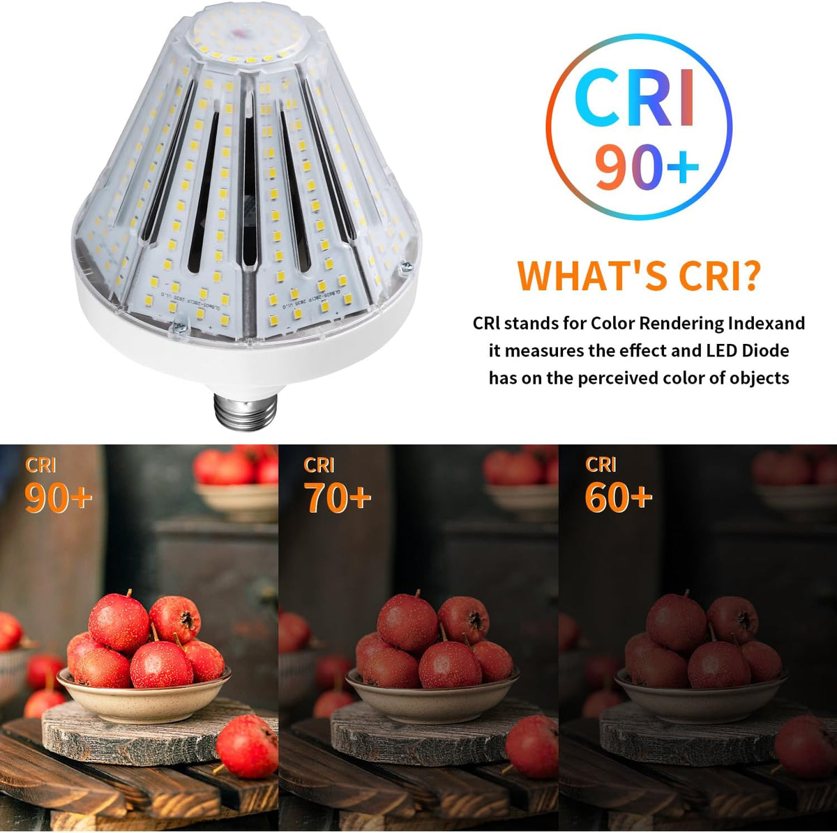 NS 1200W Equivalent 120W LED Corn Light Bulbs 18000LM 5000K