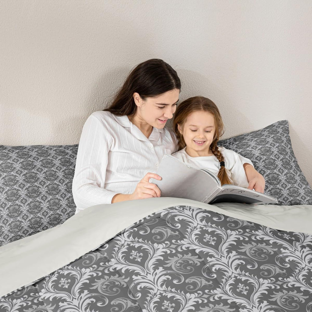 Gothic Damask Comforter Set Bedding Set 3 Pcs