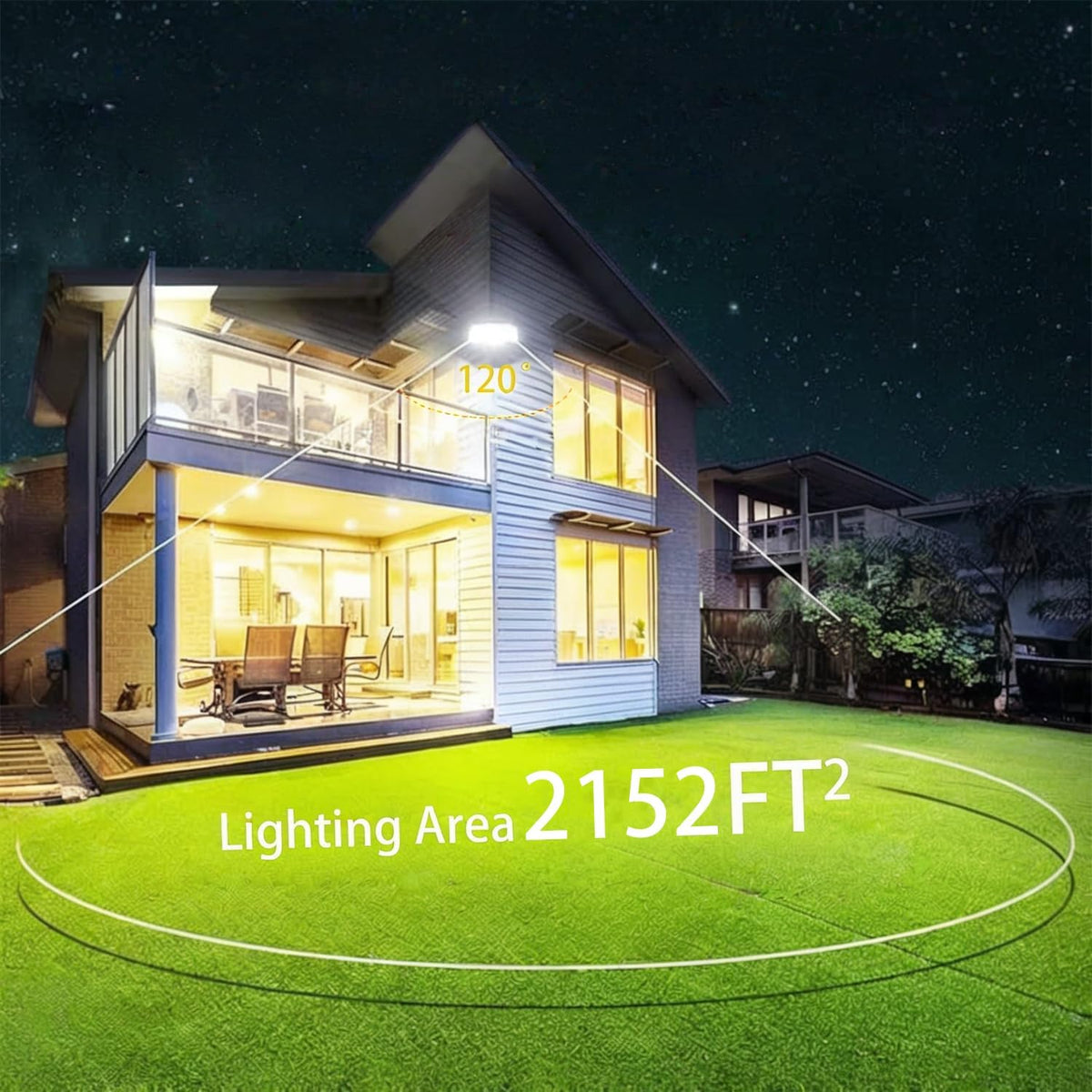 LED Flood Lights Outdoor for Yard Work -100W 10000lm Super Bright LED Work Light with US Plug,6500K Daylight White