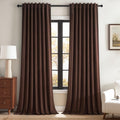 96 Inches Long Velvet Curtains Tan Luxury Elegant Vintage Room Drakening Thermal Privacy Curtains Bedroom Chocolate