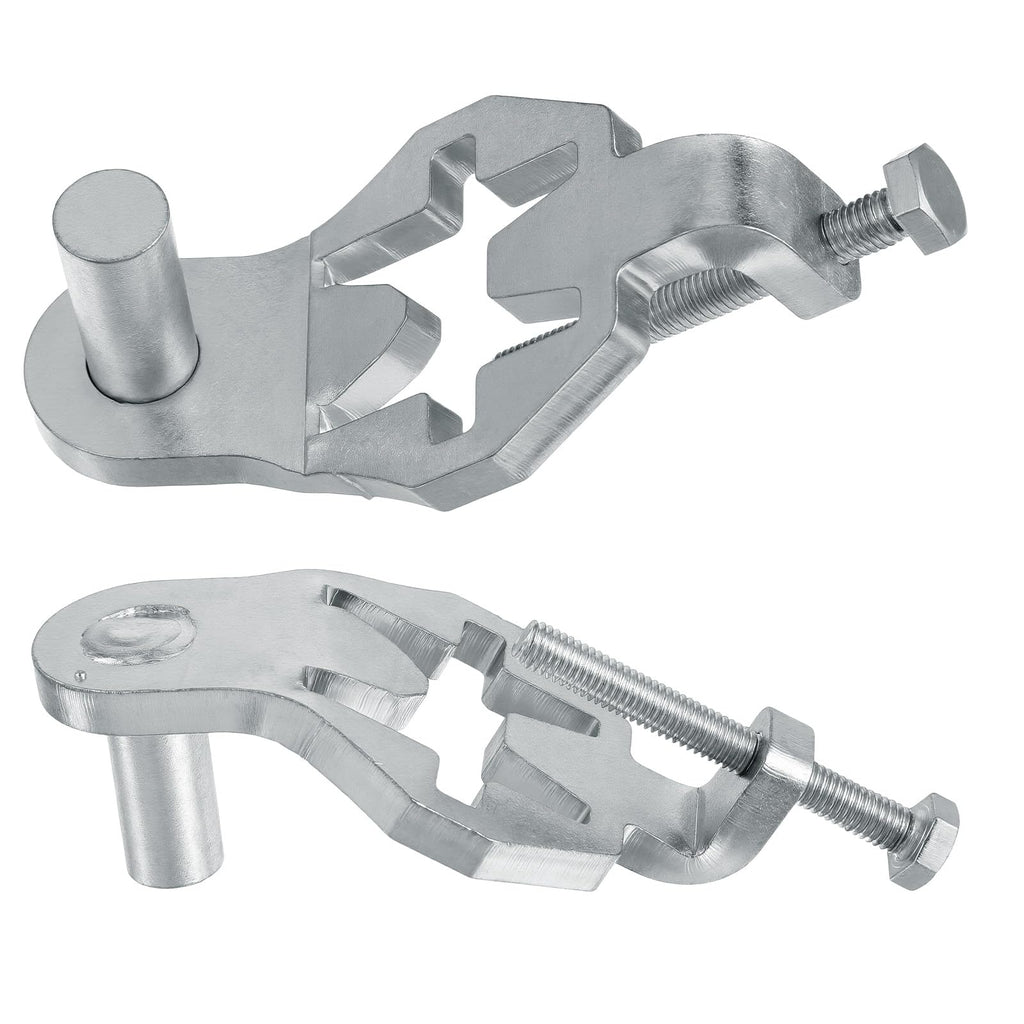 T-Post Gate Hinge Pins, Heavy Duty Gate Hanger, 5/8 Inch, 2 Pack, for Farm Garden and Backyard Gates, Easy to Install