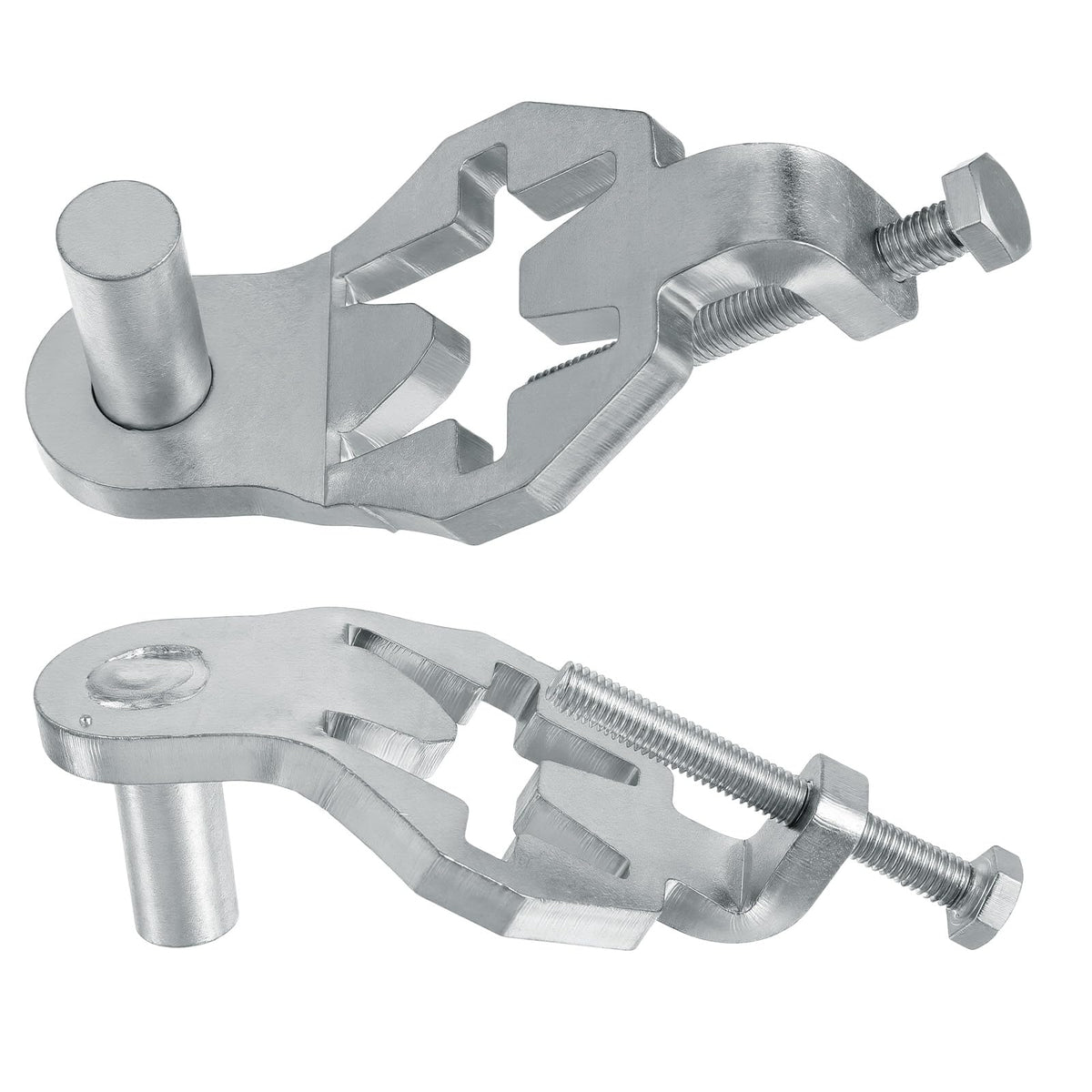 T-Post Gate Hinge Pins, Heavy Duty Gate Hanger, 5/8 Inch, 2 Pack, for Farm Garden and Backyard Gates, Easy to Install