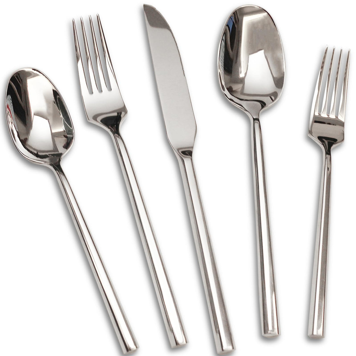 20-Piece Silverware Set, Flatware Set 18/10 Stainless Steel