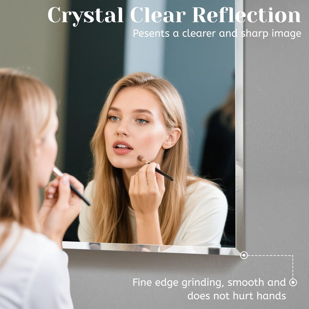 20x 28 Beveled Wall Mirror Decorative Bathroom Vanity Mirror