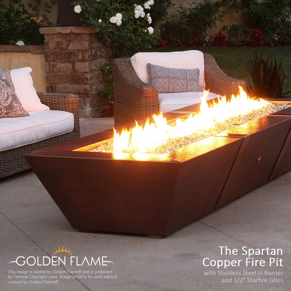 18 x 6 in H-Burner, Natural Gas Fireplace & Fire Pit, 304 Stainless Steel, Machine-Drilled Ports, Whistle-Free