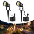 5W Outdoor Spot Lights, COB Landscape Spotlights with Spiked Stand