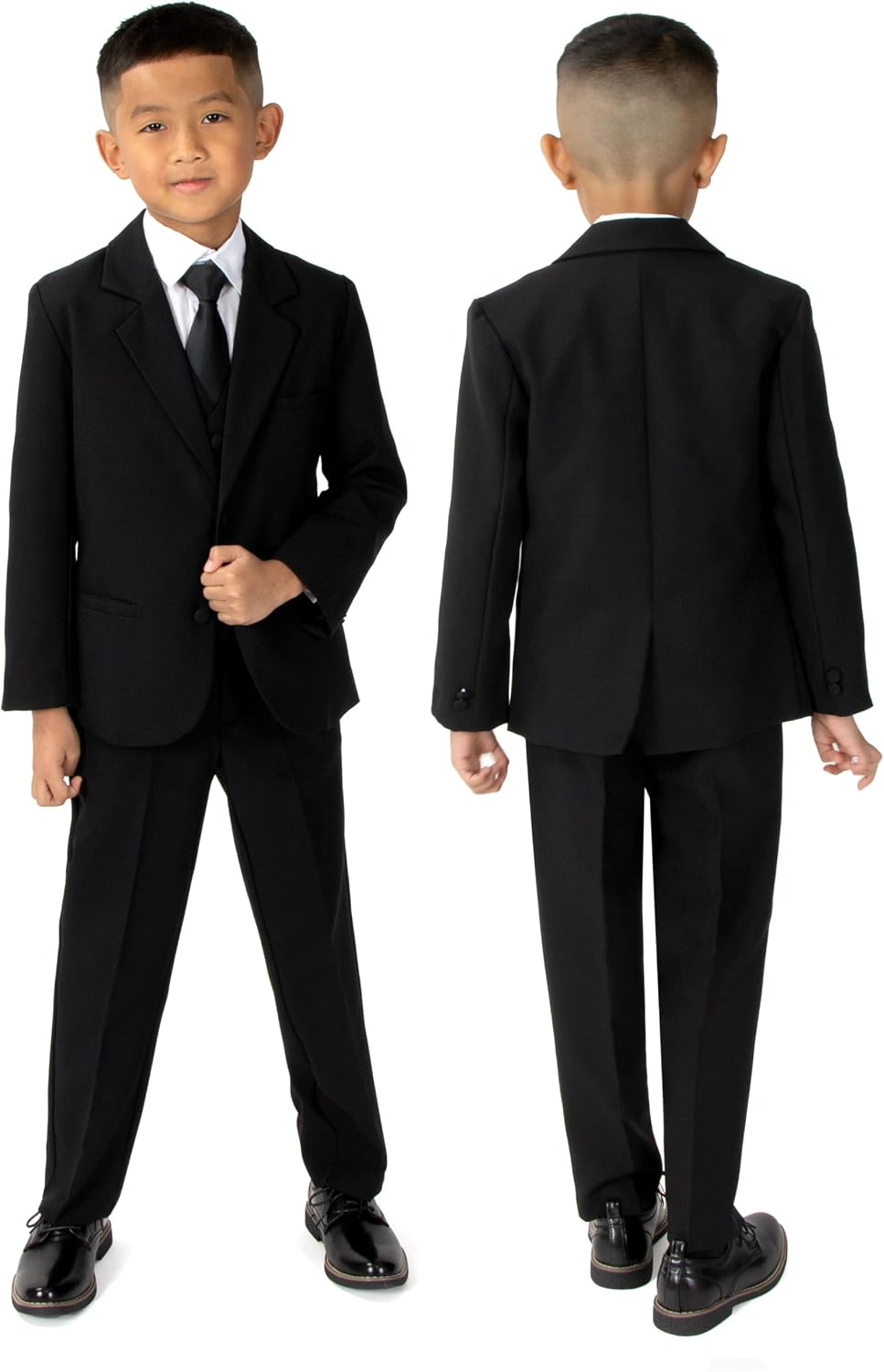 Boys' Classic Fit Formal Suit Set -Wedding and Formal Attire