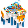 Toddler Activity Table & Chairs Set, 7-in-1 Kids Desk for Age 3-7