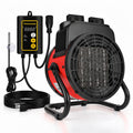Greenhouse Heater with Thermostat, 1500W Outdoor Heaters, 3S Quick Heat & Overheat Protection, Non-Slip Cushion