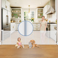 Reinforced 150 Inch Retractable Baby Gates for Doorways Extra Wide Baby Gates for Large Openings Child Gate for Wide