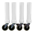RizeUp GO - Mobile Table Risers for Bent-Leg Folding Tables, Set of 4