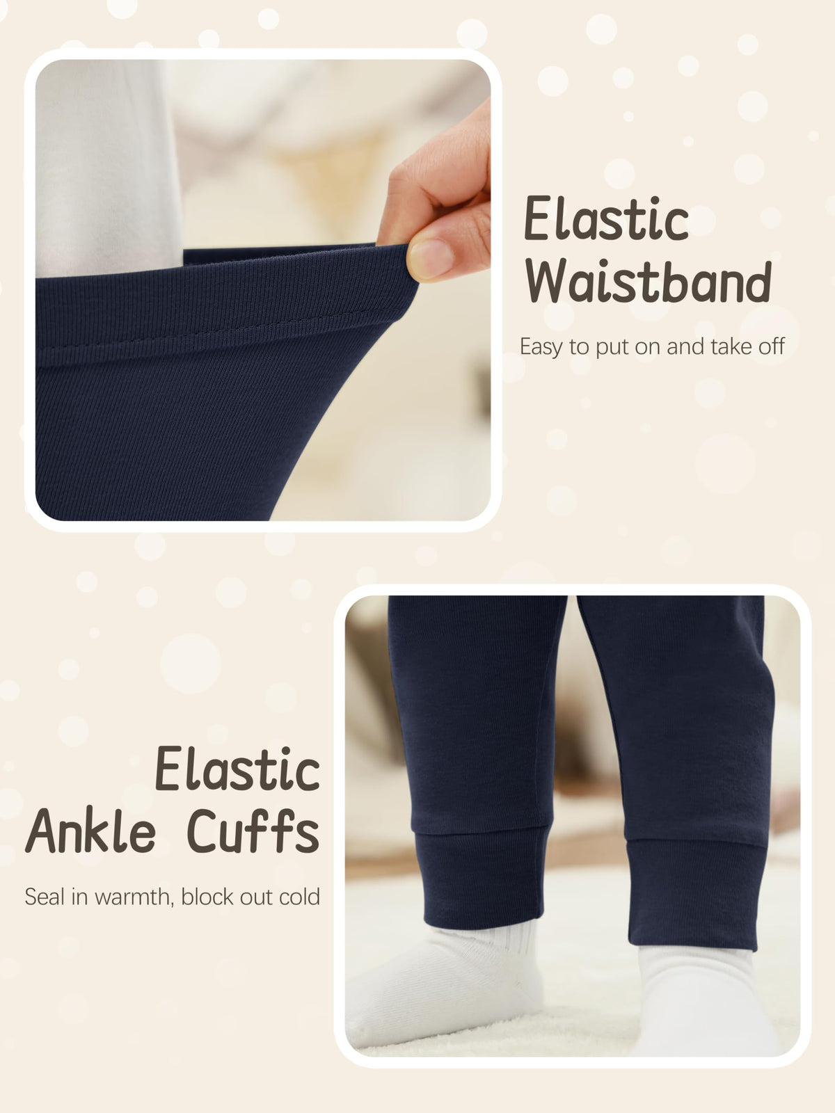 Pack Baby Boy Pants, Cotton Baby Leggings for Infant & Newborn