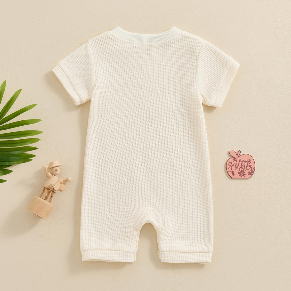 Newborn Baby Boy Girl Clothes Button Solid Short Sleeve Romper Jumpsuit Basic One Piece Outfits Baby Neutral Clothing