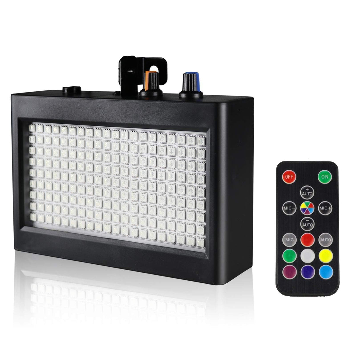 Stage Strobe Light, Super Bright Flash Stage Lighting, Sound Activated and Speed Control White Strobe Light, Flash