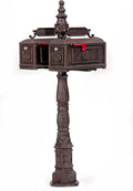 Decorative Residential Curbside Cast Aluminum Double Mailbox Bronze Authentic * Original * Exclusive