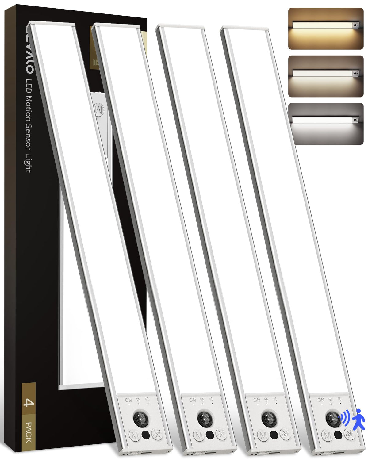 16.5-inch Under Counter Lights., Motion Sensor Under Cabinet Lights