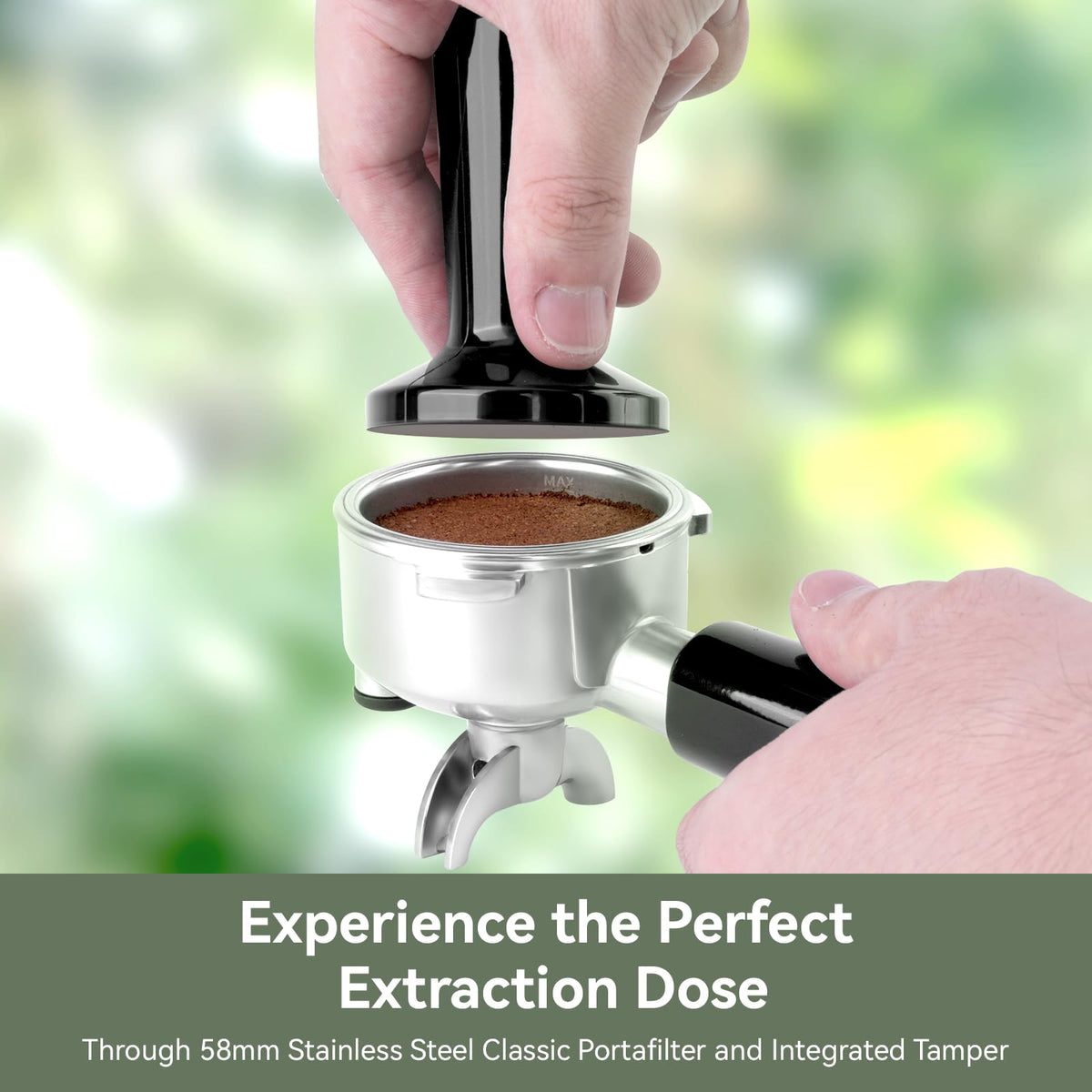 Commercial Espresso Machine|PID&NTC Temp Control with Steam Wand