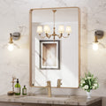 24"X36" Gold Bathroom Mirror