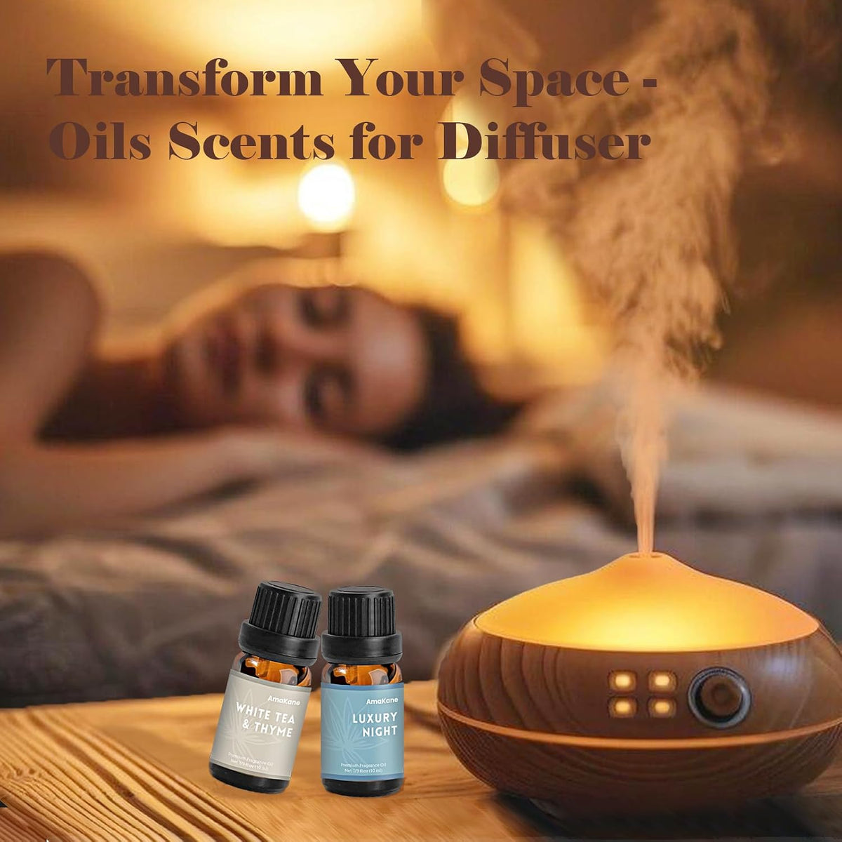 Hotel Scent Diffuser Oil, Hotel Fragrance Oils, Essential Oils for Diffuser, Fragrance Oil for Candle Making, Soap - Set of 6