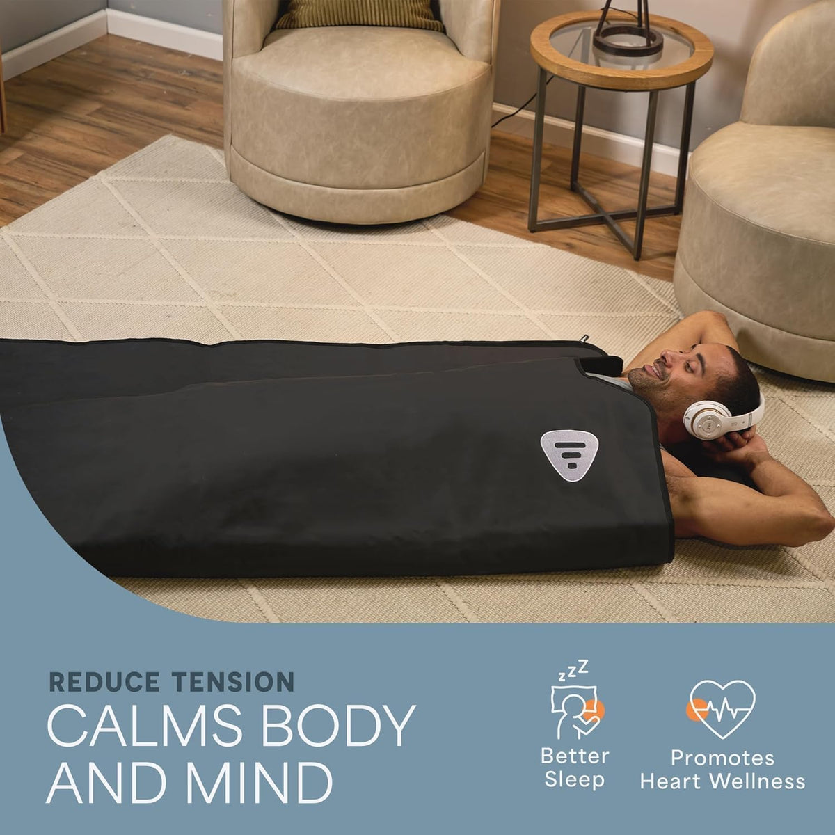 RejuvaWrap Infrared Sauna Blanket for Detox & Relaxation