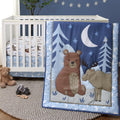 3 Piece Baby Crib Bedding Set for Boys - Newborn, Infant & Toddler Nursery Bed Set Decor with Fitted Crib Sheet, Dust