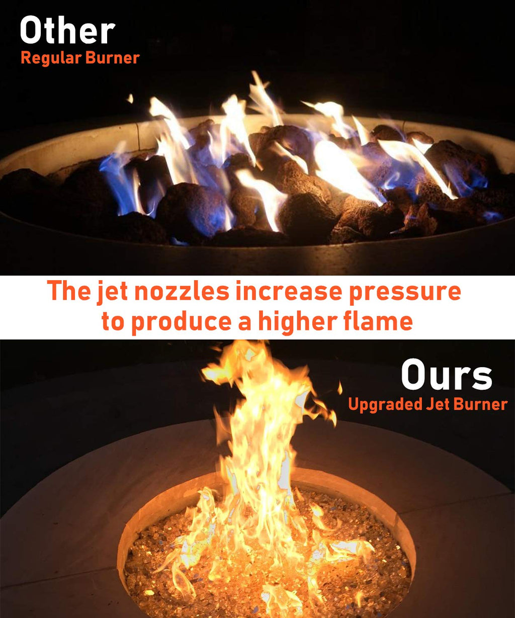 12inch Round Fire Pit Burner Ring, Jet Burner Ring