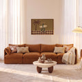 Cloud Modular Sofa, Oversized Deep Seat Comfort, Luxe Chenille