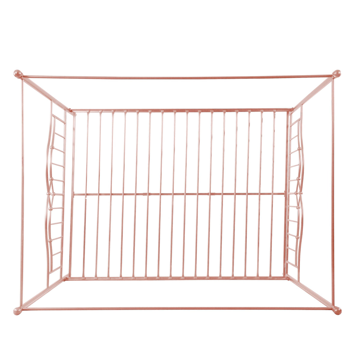 Eileen Metal Canopy Bed Frame with Headboard/Footboard, 4 Poster Platform Bed Frame with Classic
