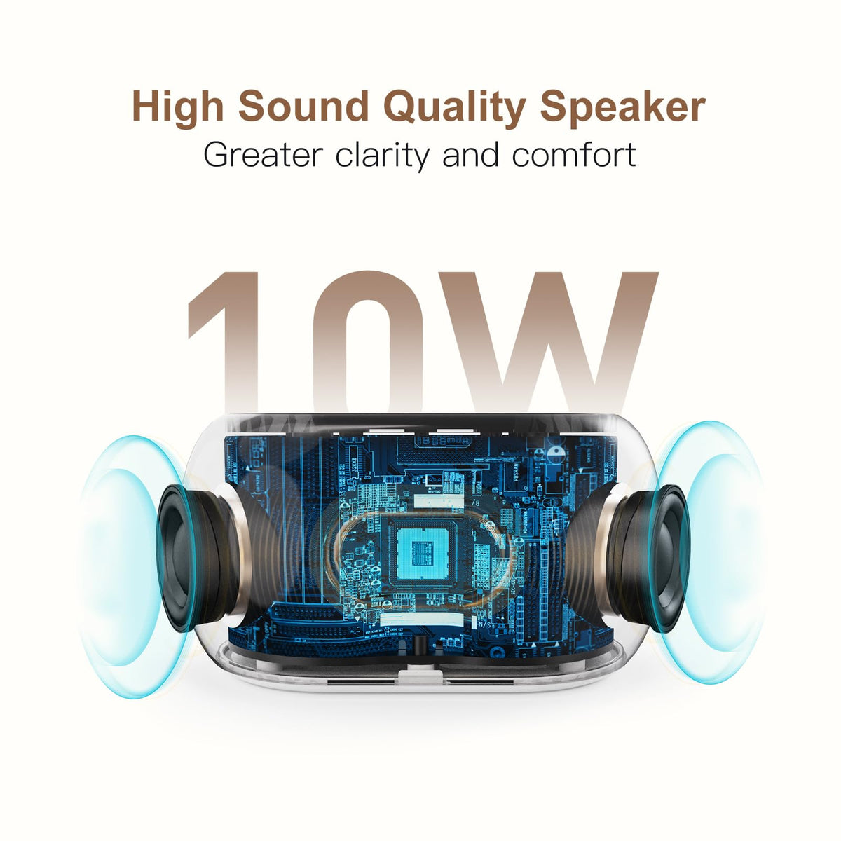 White Noise Sound Machine Alarm Clock with Bluetooth Speaker, 21 Relaxing Sounds, 7 Night Lights,0-100% Dimmer/Sleep