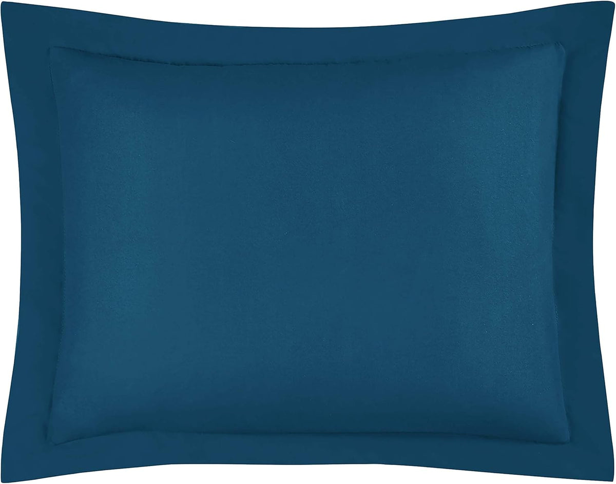 3-Piece All Season Oversized King Comforter Set, Teal, 110 x 96 in