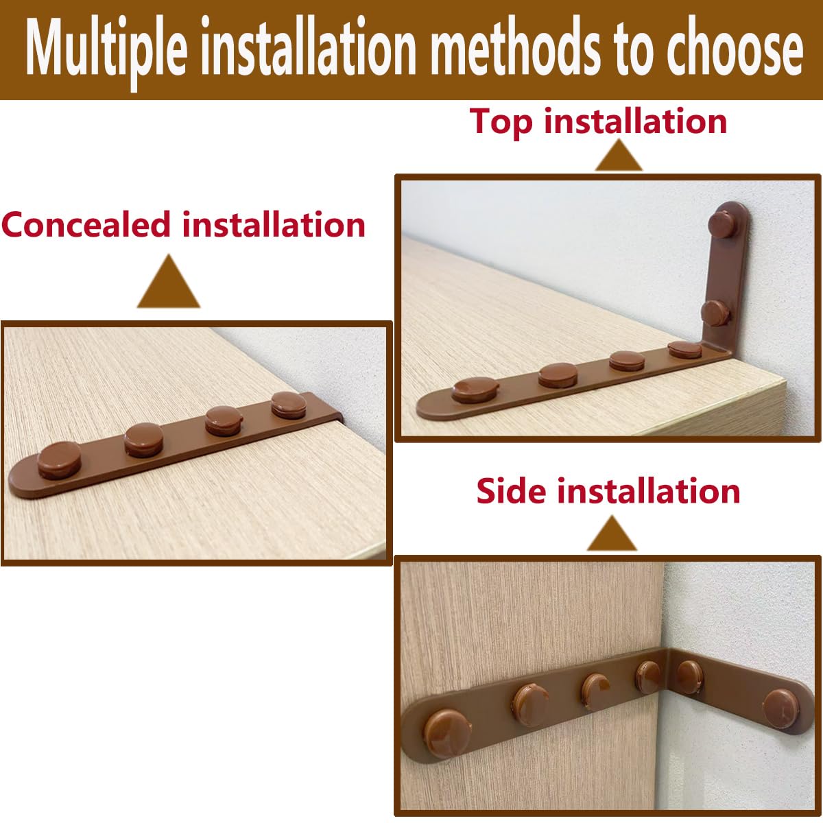 Anti Tip Furniture Anchors for Baby Proofing Furniture Wall Anchor Furniture Dresser Bookshelf Falling Prevention