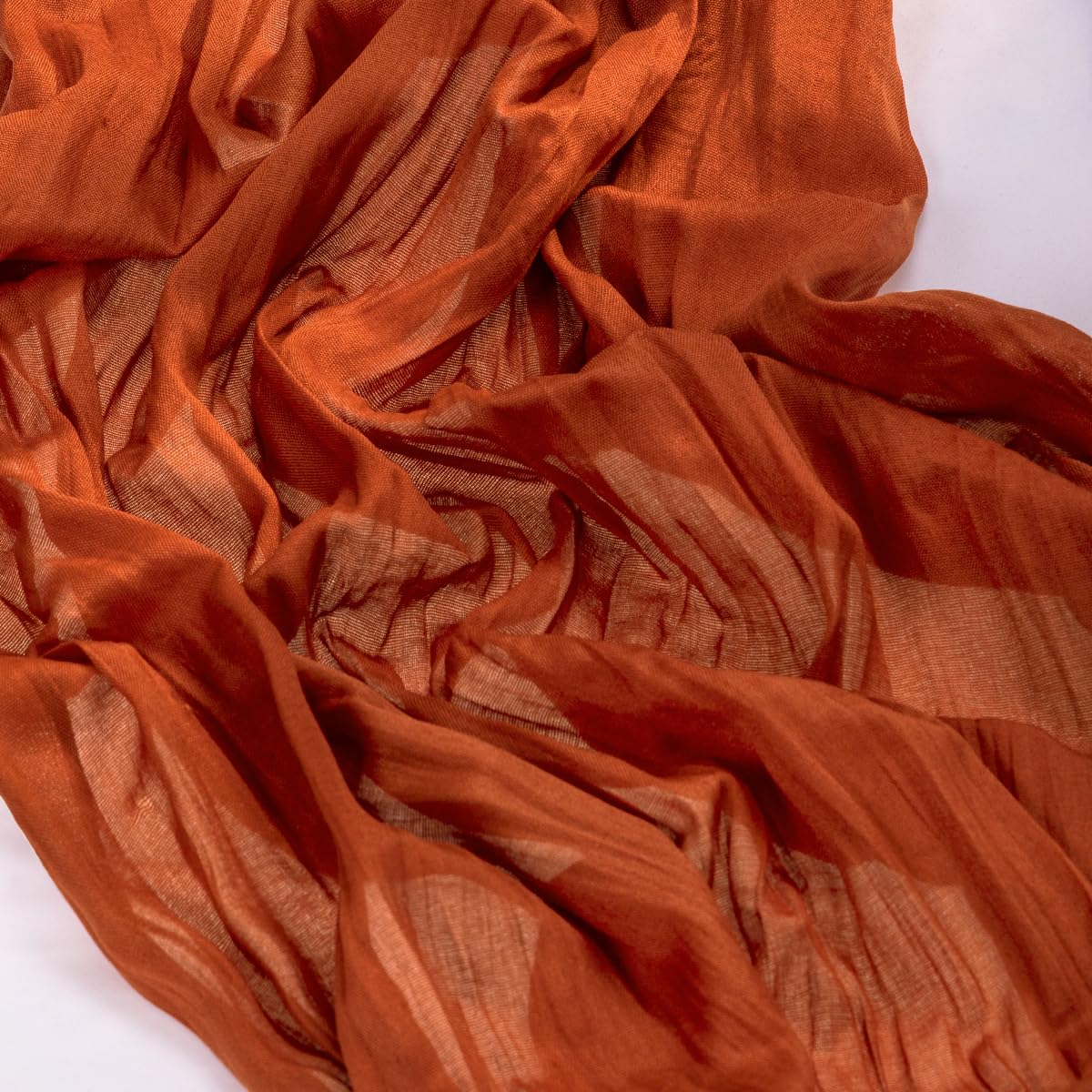 Fall Table Runner Terracotta Thanksgiving Cheesecloth Table Runner, 6 Pack
