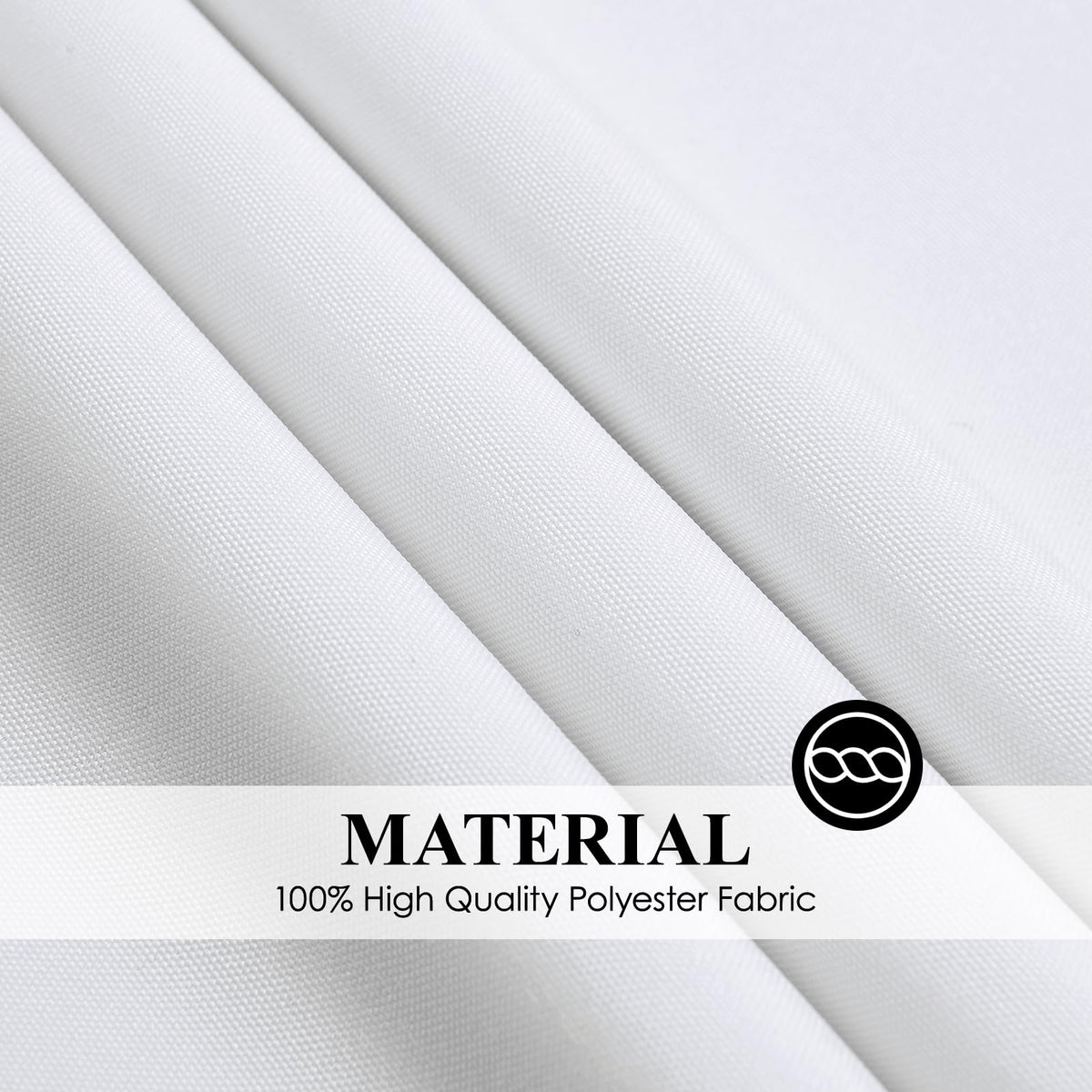 10 Pack White Round Tablecloths 120 Inch for Dining Tables