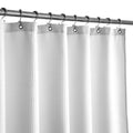 Waffle Weave Stall Shower Curtain Fabric 54 x 72 Inch, White