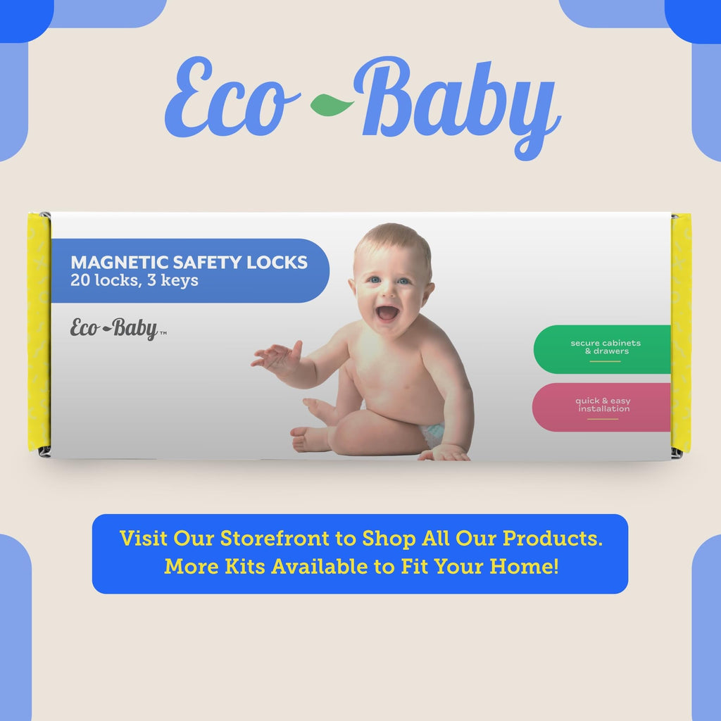 Magnetic Cabinet Locks for Babies, Child Safety Locks, 12 Pack