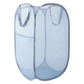 Pop Up Laundry Hamper 100L, Large Collapsible Mesh Basket with Pocket
