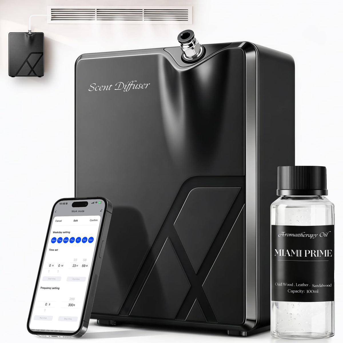 Scent Diffuser Kit with 100ml Oil, Scent Air Machine