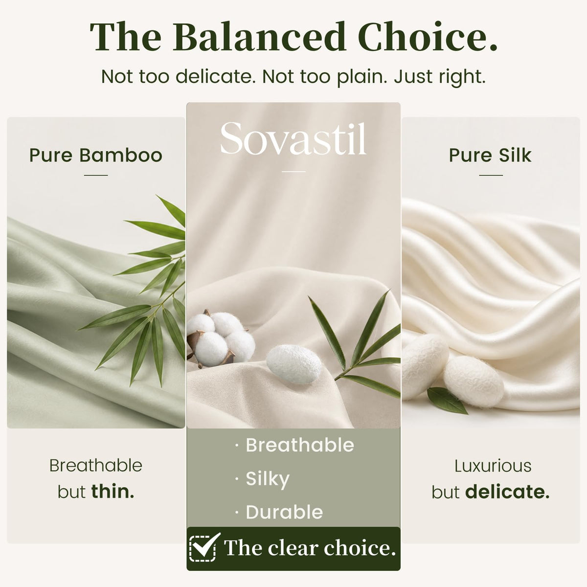 4pc Sheet Set, Viscose derived from Bamboo & Mulberry Silk