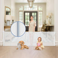 Reinforced 90 Inch Wide Retractable Baby Gates for Doorways Extra Wide Outdoor Retractable Gate for Dogs Reinforced