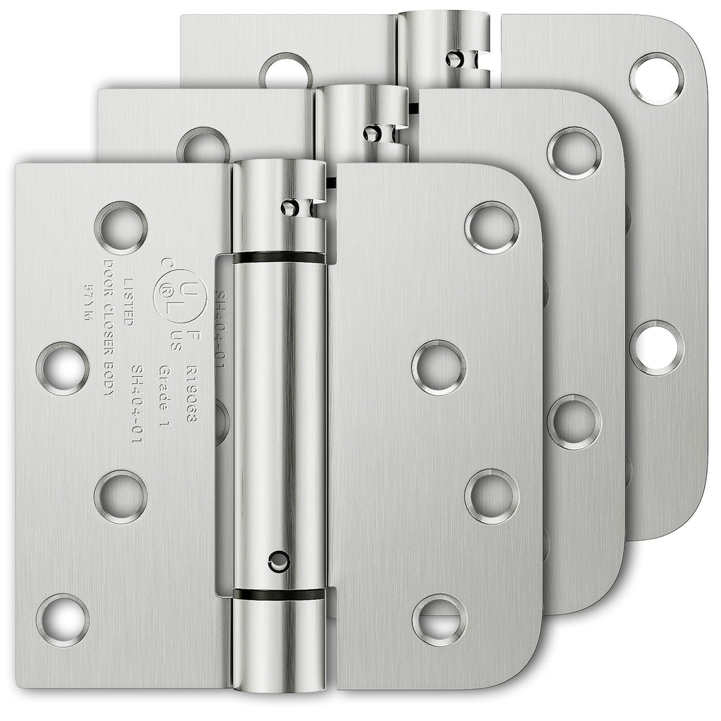 3 Pack Spring Hinges Self Closing 4 Inch, Self Closing Door Hinges