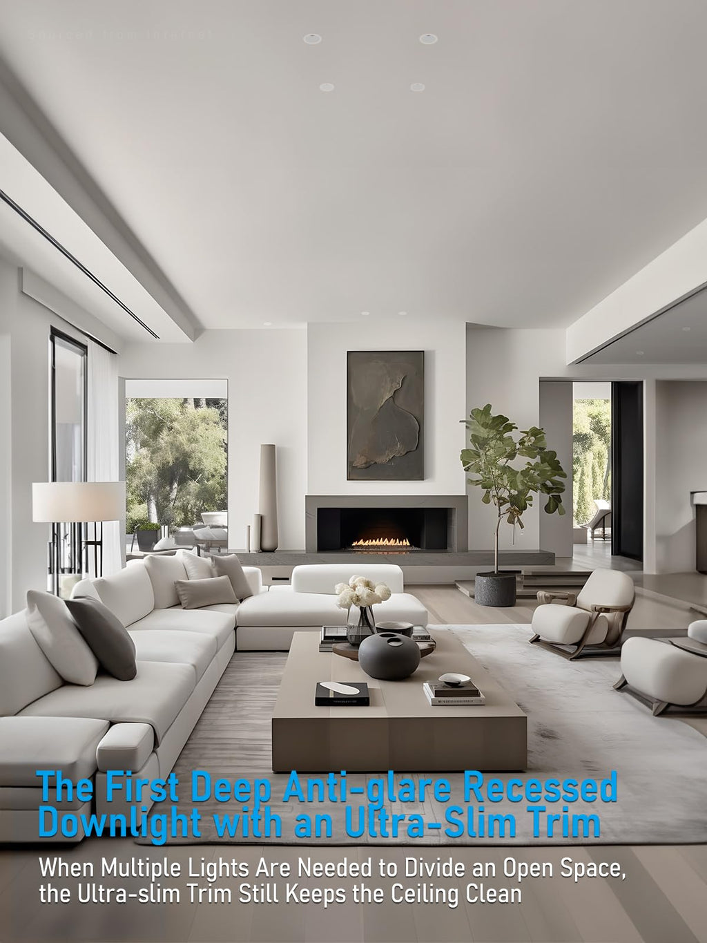 3 Inch 5CCT Zero Glare LED Recessed Lights with J-Box