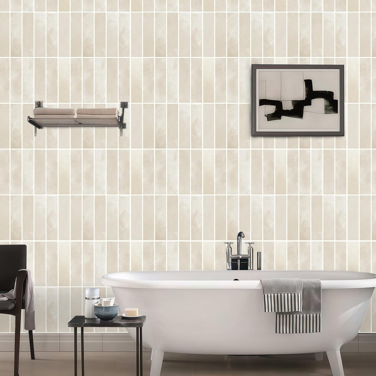 10 Pack Peel and Stick Backsplash Tiles, Waterproof 3D Stickers