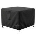 Square Fire Pit Table Cover 30x30x25 inch, Heavy Duty, Waterproof