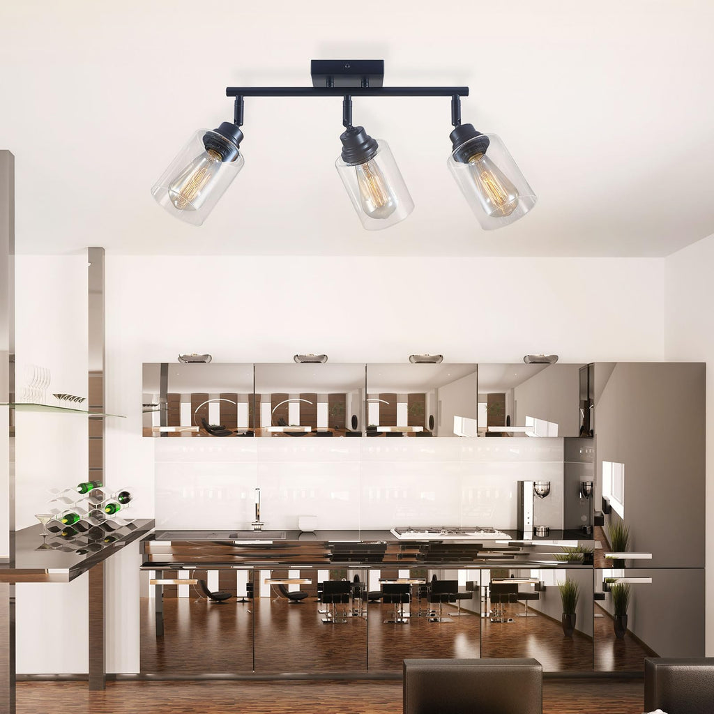 Matte Black Track Lighting Ceiling Mount