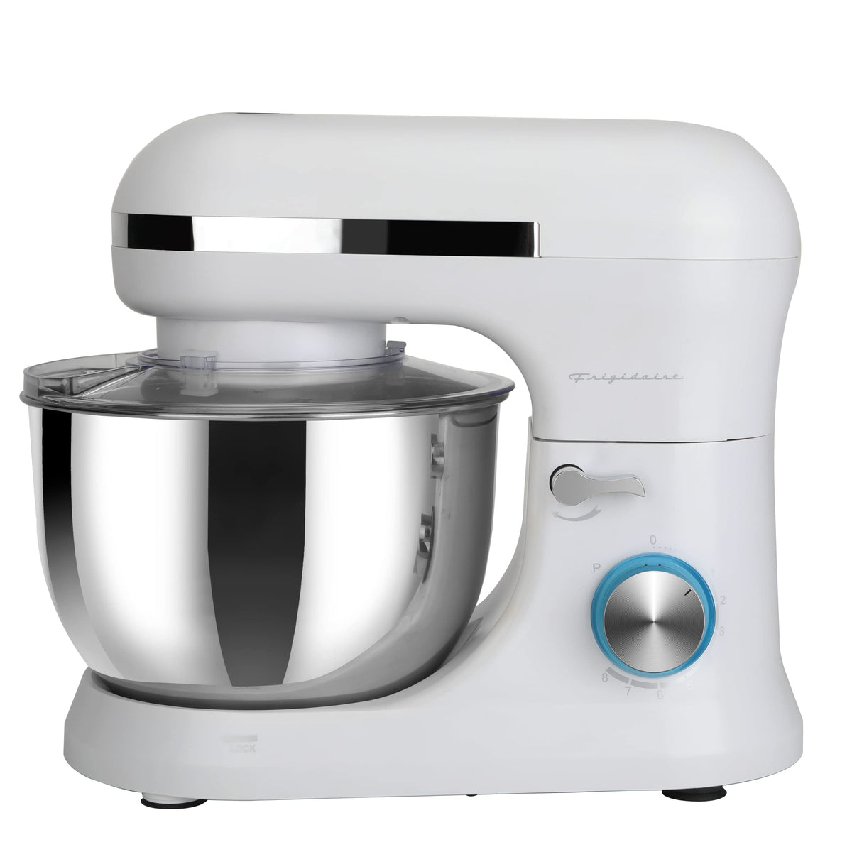 Retro Electric Stand Mixer, 4.75 Quart / 4.5L, 8 Speeds with Whisk, Dough Hook, Flat Beater Attachments, Splash Guard