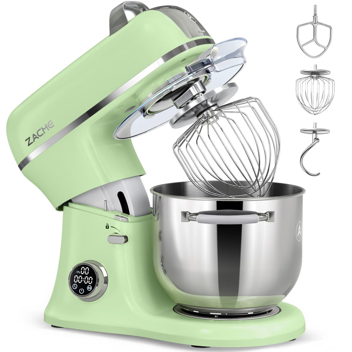 7 Quart Stand Mixer Aluminum Die Casting, 650W 12 Speed Tilt-Head Kitchen Electric Stand Mixer, Household Food Mixer